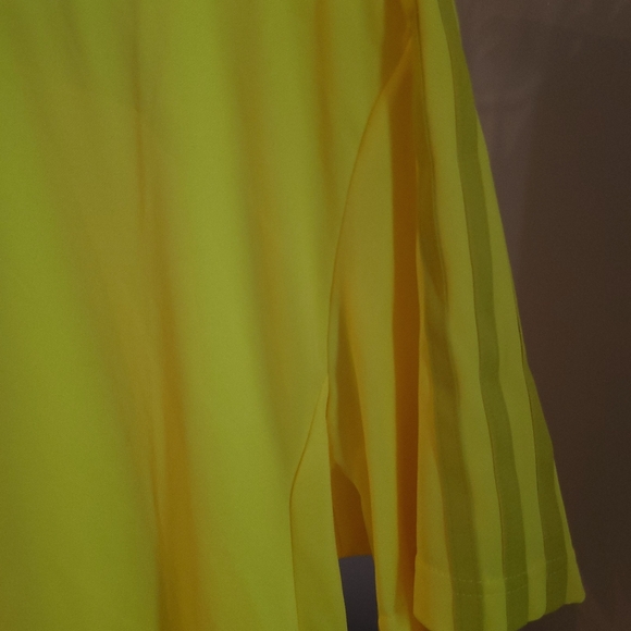 Mens Yellow Adidas Active Shirt - Picture 4 of 5